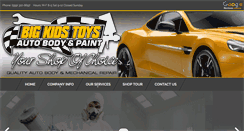 Desktop Screenshot of bigkidstoysautobody.com